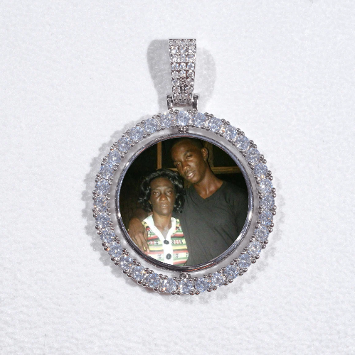 3D Spinning 2-Faced Custom Picture Pendant