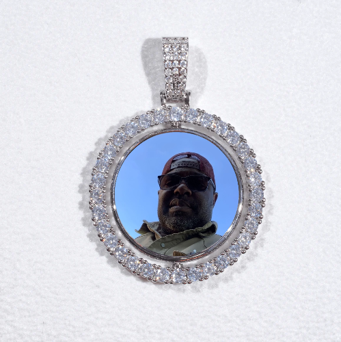 3D Spinning 2-Faced Custom Picture Pendant