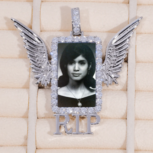 RIP WING 3D CUSTOM PICTURE PENDANT