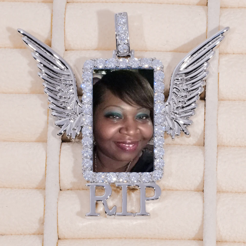 RIP WING 3D CUSTOM PICTURE PENDANT
