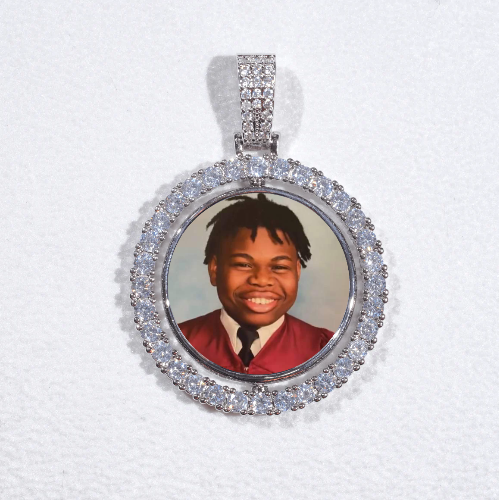 3D Spinning 2-Faced Custom Picture Pendant