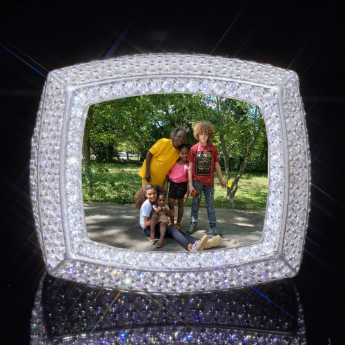 3D CUSTOM PICTURE ICED RING