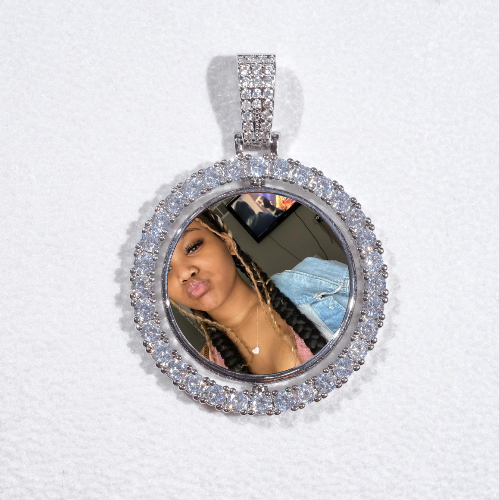 3D Spinning 2-Faced Custom Picture Pendant