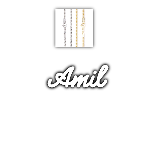Script Custom Letter Necklace