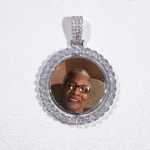 3D Spinning 2-Faced Custom Picture Pendant