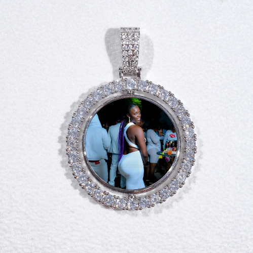 3D Spinning 2-Faced Custom Picture Pendant