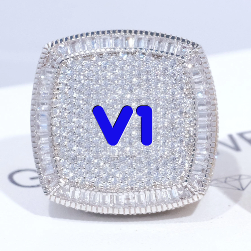 CUSTOM LETTER 3D ICED RING