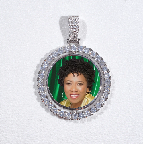 3D Spinning 2-Faced Custom Picture Pendant