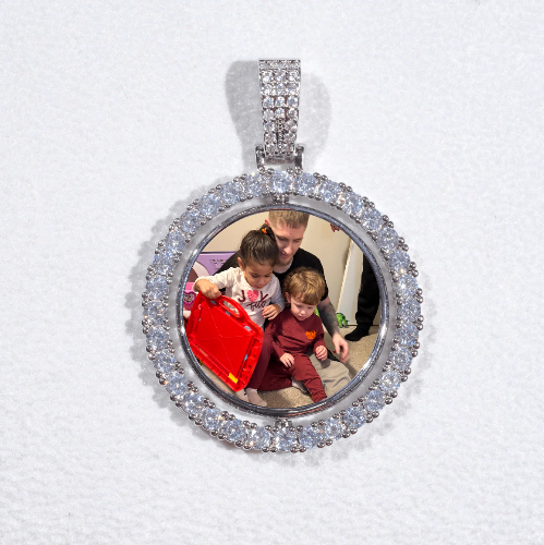 3D Spinning 2-Faced Custom Picture Pendant