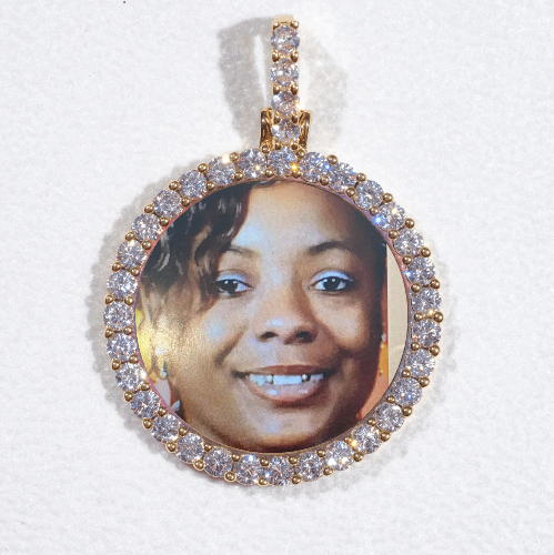 3D CIRCLE CUSTOM PICTURE PENDANT SMALL SIZE