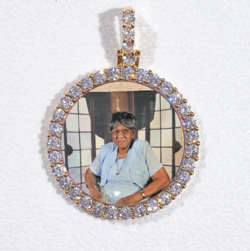 3D CIRCLE CUSTOM PICTURE PENDANT SMALL SIZE