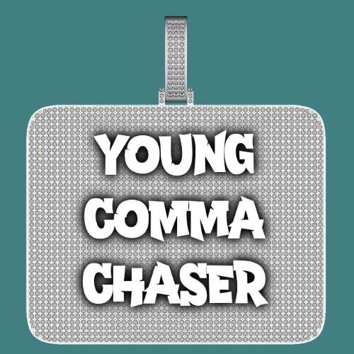CUSTOM LETTER NECKLACE 3D BIG SQUARE