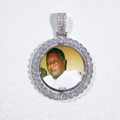 3D Spinning 2-Faced Custom Picture Pendant