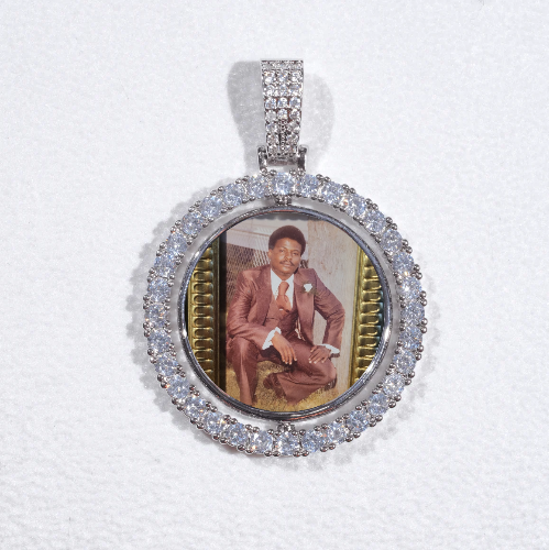 3D Spinning 2-Faced Custom Picture Pendant