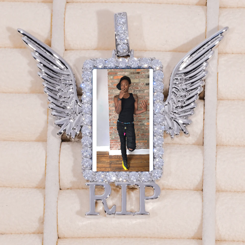 RIP WING 3D CUSTOM PICTURE PENDANT