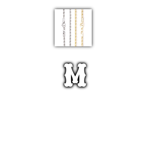 Custom Letters Freibeuter Font Necklace