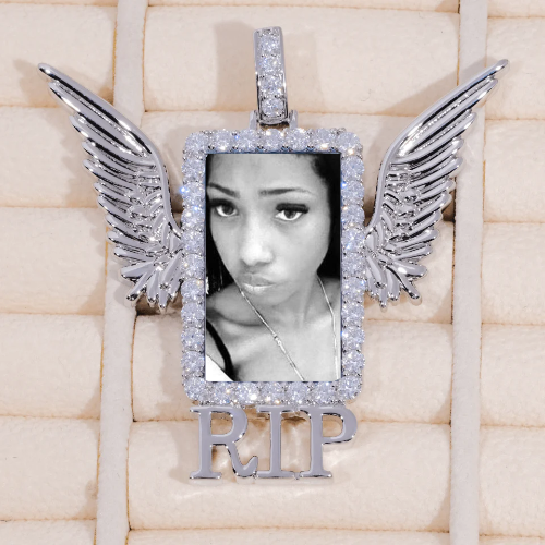 RIP WING 3D CUSTOM PICTURE PENDANT