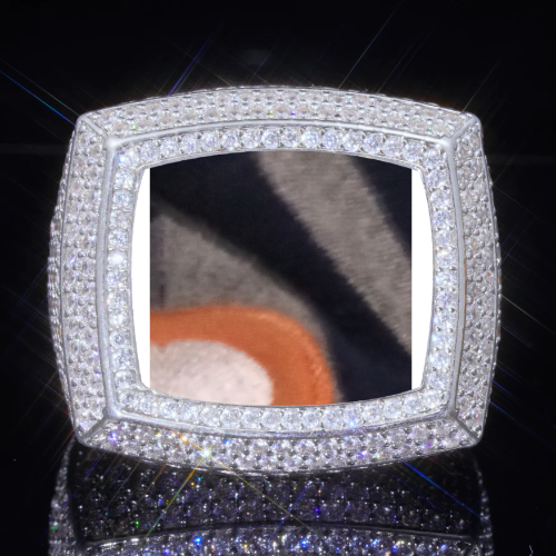 3D CUSTOM PICTURE ICED RING