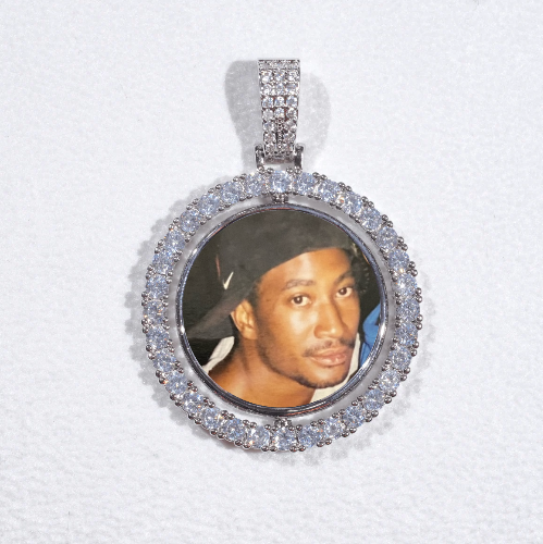 3D Spinning 2-Faced Custom Picture Pendant