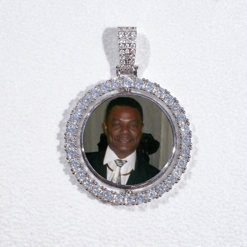 3D Spinning 2-Faced Custom Picture Pendant