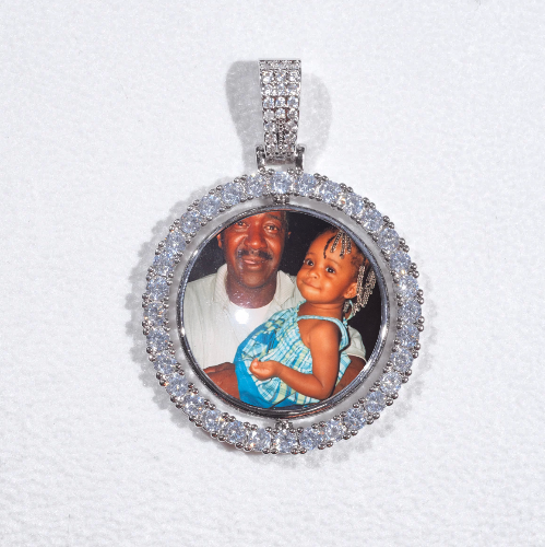 3D Spinning 2-Faced Custom Picture Pendant