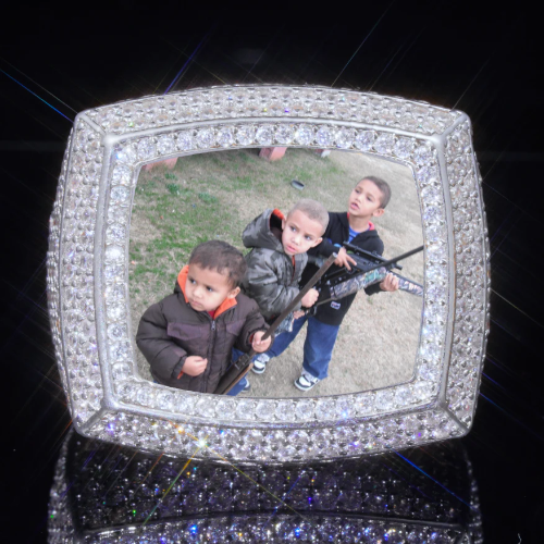 3D CUSTOM PICTURE ICED RING
