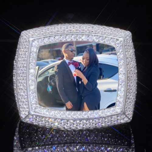 3D CUSTOM PICTURE ICED RING