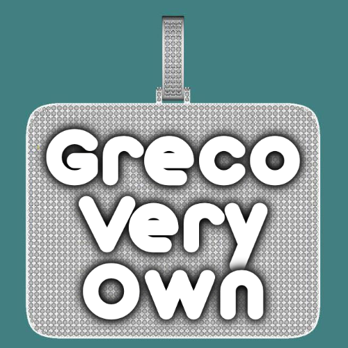 CUSTOM LETTER NECKLACE 3D BIG SQUARE