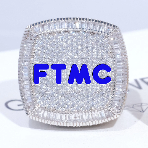 CUSTOM LETTER 3D ICED RING