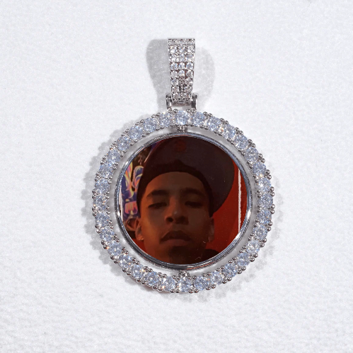 3D Spinning 2-Faced Custom Picture Pendant