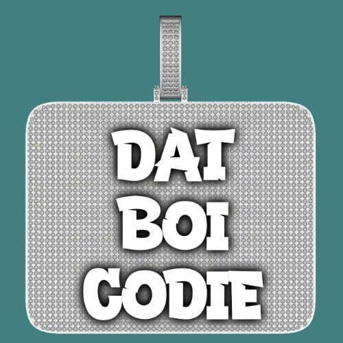 CUSTOM LETTER NECKLACE 3D BIG SQUARE