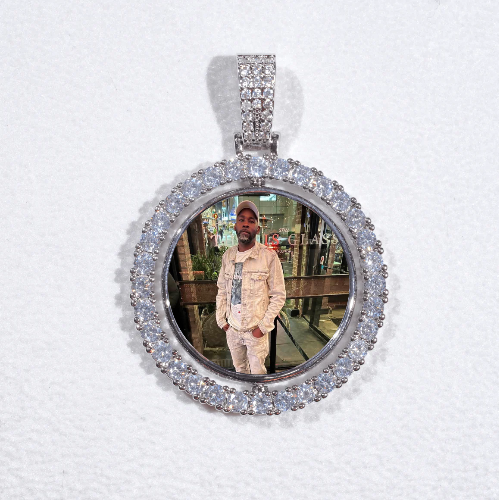 3D Spinning 2-Faced Custom Picture Pendant