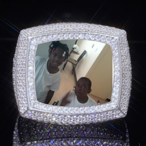 3D CUSTOM PICTURE ICED RING