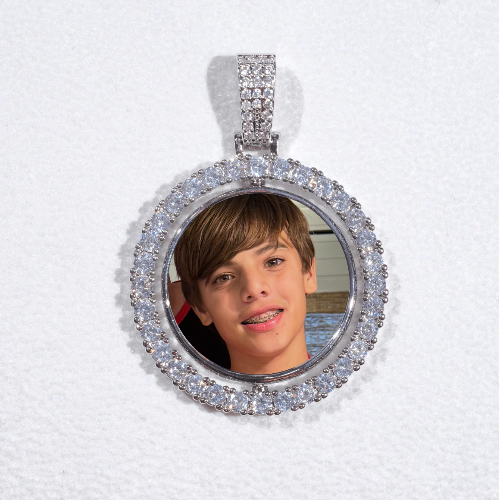 3D Spinning 2-Faced Custom Picture Pendant