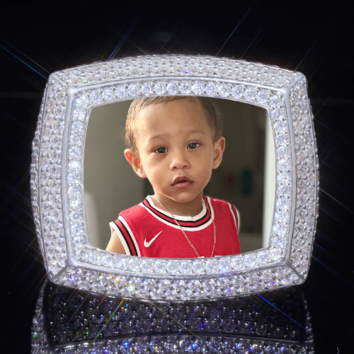 3D CUSTOM PICTURE ICED RING
