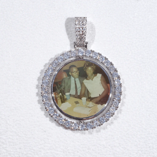 3D Spinning 2-Faced Custom Picture Pendant