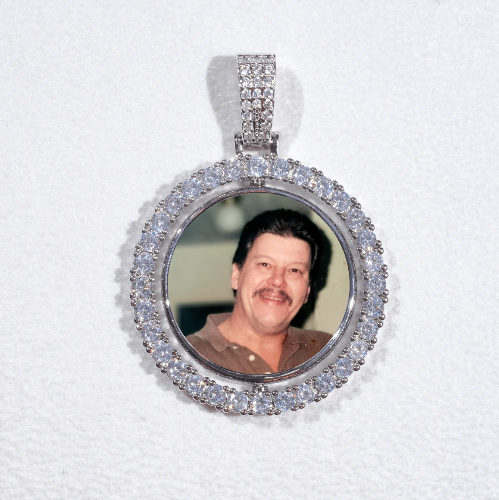3D Spinning 2-Faced Custom Picture Pendant