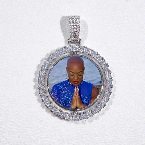 3D Spinning 2-Faced Custom Picture Pendant