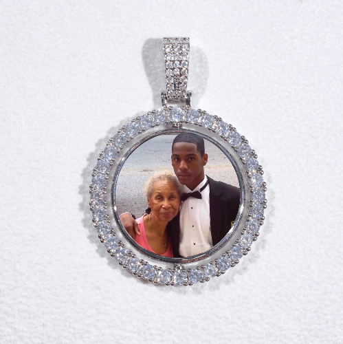 3D Spinning 2-Faced Custom Picture Pendant
