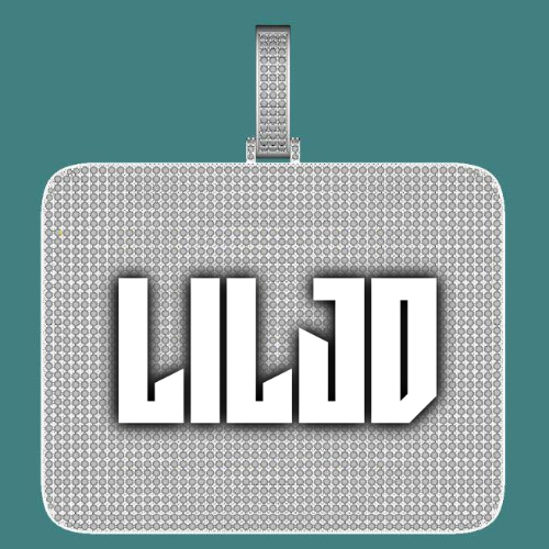 CUSTOM LETTER NECKLACE 3D BIG SQUARE