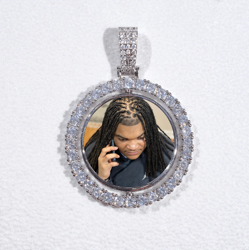 3D Spinning 2-Faced Custom Picture Pendant