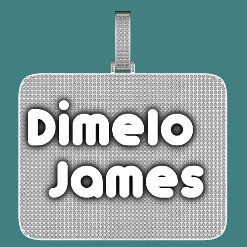 CUSTOM LETTER NECKLACE 3D BIG SQUARE