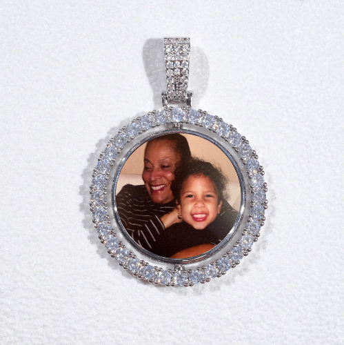 3D Spinning 2-Faced Custom Picture Pendant