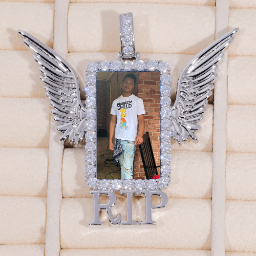 RIP WING 3D CUSTOM PICTURE PENDANT