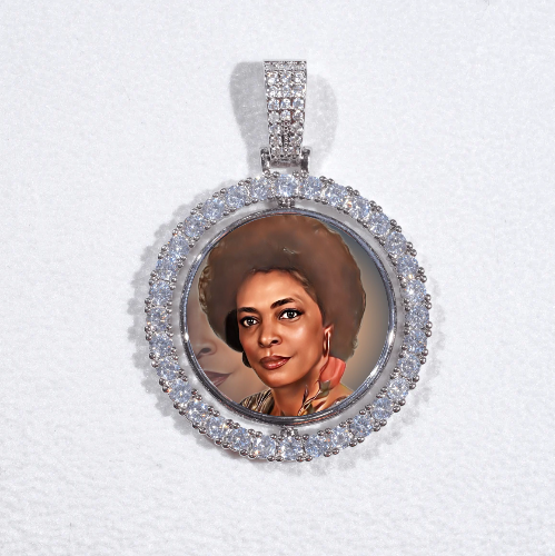 3D Spinning 2-Faced Custom Picture Pendant