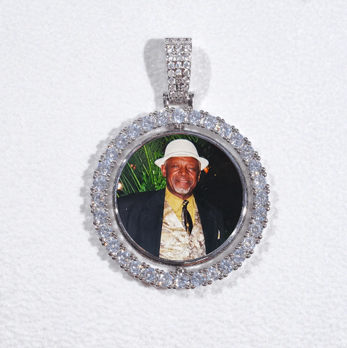 3D Spinning 2-Faced Custom Picture Pendant
