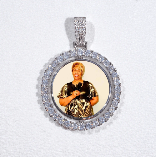3D Spinning 2-Faced Custom Picture Pendant
