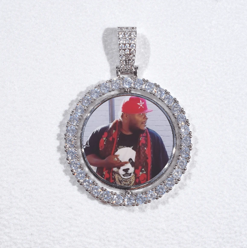 3D Spinning 2-Faced Custom Picture Pendant