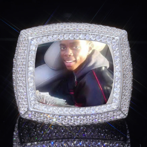 3D CUSTOM PICTURE ICED RING