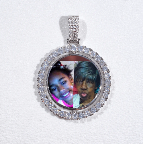 3D Spinning 2-Faced Custom Picture Pendant